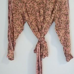 Free People long sleeve blouse, small